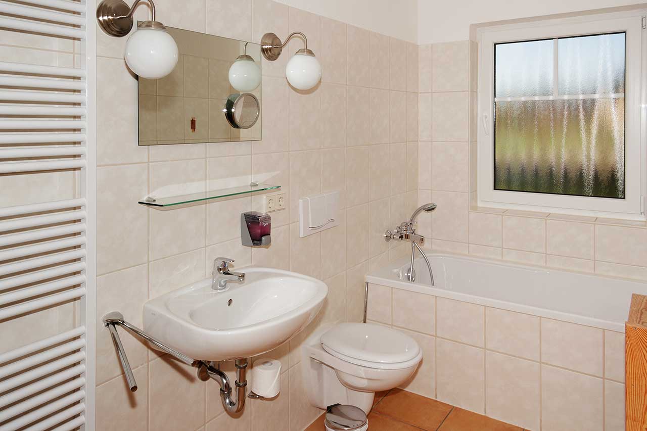 Badezimmer Haus Silbermöwe 1